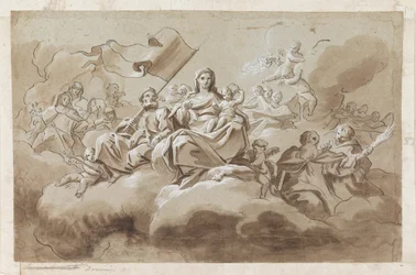 The Virgin and Child Surrounded by Saints